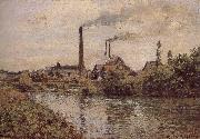 Camille Pissarro Metaponto factory Schwarz oil painting on canvas